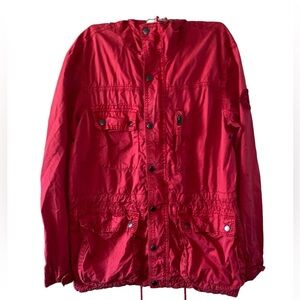 Vintage American Eagle Twill Hooded Military Military / Field Jacket